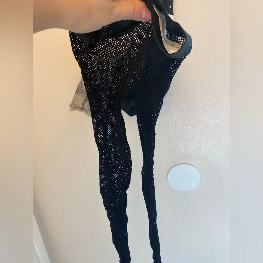 Weissman custom solo dance costume black white  Contrast Leotard MT12225 LC
